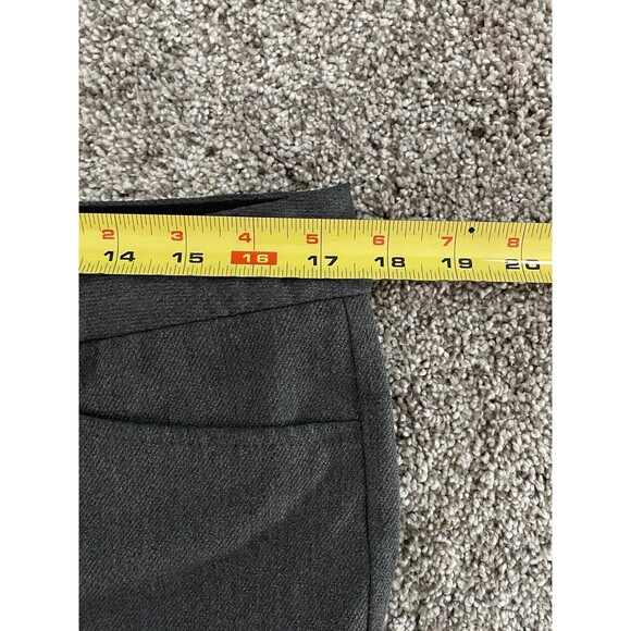 EXPRESS Design Studio Mid Rise Gray Flare Dress Pants Women’s Size 10 - Picture 11 of 12